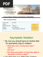 Asymptotic Notation - Analysis of Algorithms