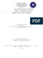 STATEMENT OF THE PROBLEM Interaction and Satisfaction of English Major Students in Blended Learning