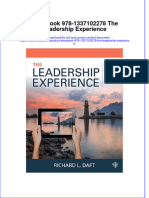 Etextbook 978 1337102278 The Leadership Experience