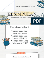 Pengantar Aplikasi Komputer