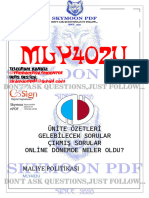 Mly402u Mali̇ye Poli̇ti̇kasi