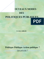 Nouveaux Modes Des Politiques Pub Territoriales M.ABBADI