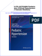 Etextbook 978 1627034890 Pediatric Hypertension Clinical Hypertension and Vascular Diseases