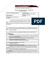 Pre and Post Observation Forms