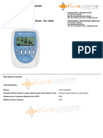 Kinessonne Electrostimulateur Compex Pro Rehab