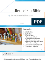 ECODIM - Les Ateliers de La Bible-F