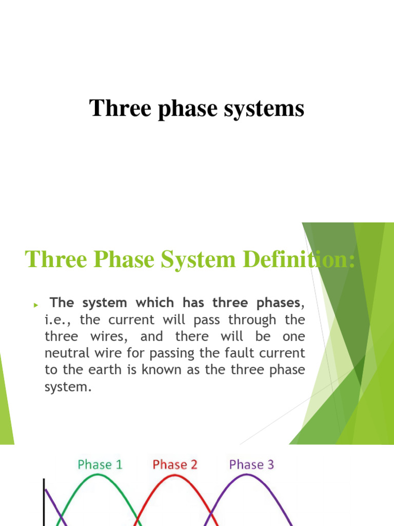 Three Phase Systems | Download Free PDF | Power (Physics ...