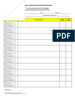 Registo Diario Estágio CET 2018 2019