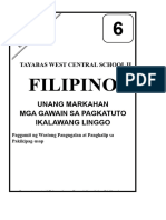 Filipino 6 Activity Sheets W2