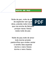 Letras - Noite de Paz + Chiquirritín