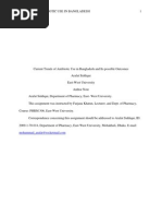 Download Current Trends of Antibiotic Use in Bangladesh and Its Possible Outcomes by Mohammad Arafat Siddiqui SN69862030 doc pdf