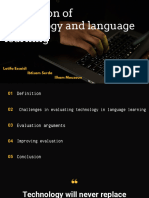 Evaluation of Technology and Language Learning