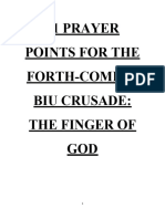 21 Prayer Points For The Forth