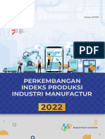 Perkembangan Indeks Produksi Industri Manufaktur 2022