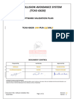 TCAS-G620-PLN-SWVALP Software Validation Plan-05-04-23