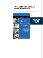 The Handbook of Health Behavior Change Fifth Edition