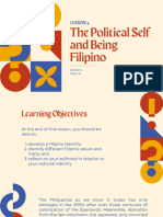 Political Self and Being Filipino Week 14