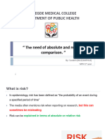 Attributable Risk and Relative Risk