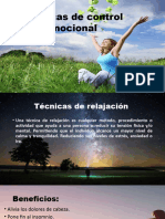 Tecnicas de Control Emocional