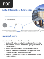 WK 2 Data, Information and Knowledge