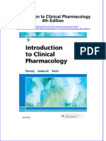 Introduction To Clinical Pharmacology 9th Edition