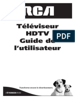Téléviseur HDTV Guide de L'utilisateur: Transforme Encore Le Divertissement