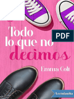 Todo Lo Que No Decimos - Emma Colt