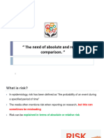 Attributable Risk and Relative Risk