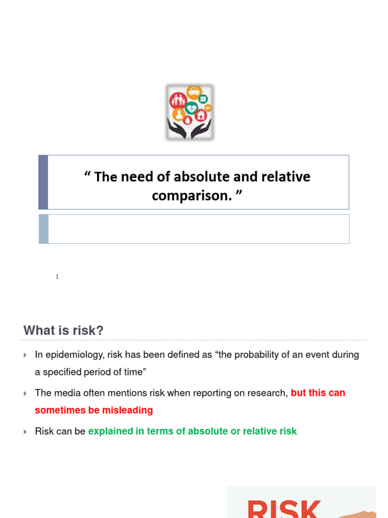 Understanding Absolute vs. Relative Risk | PDF | Risk | Relative Risk