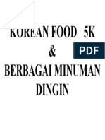 Plang Korean Food 5k