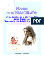 Novena de La Inmaculada