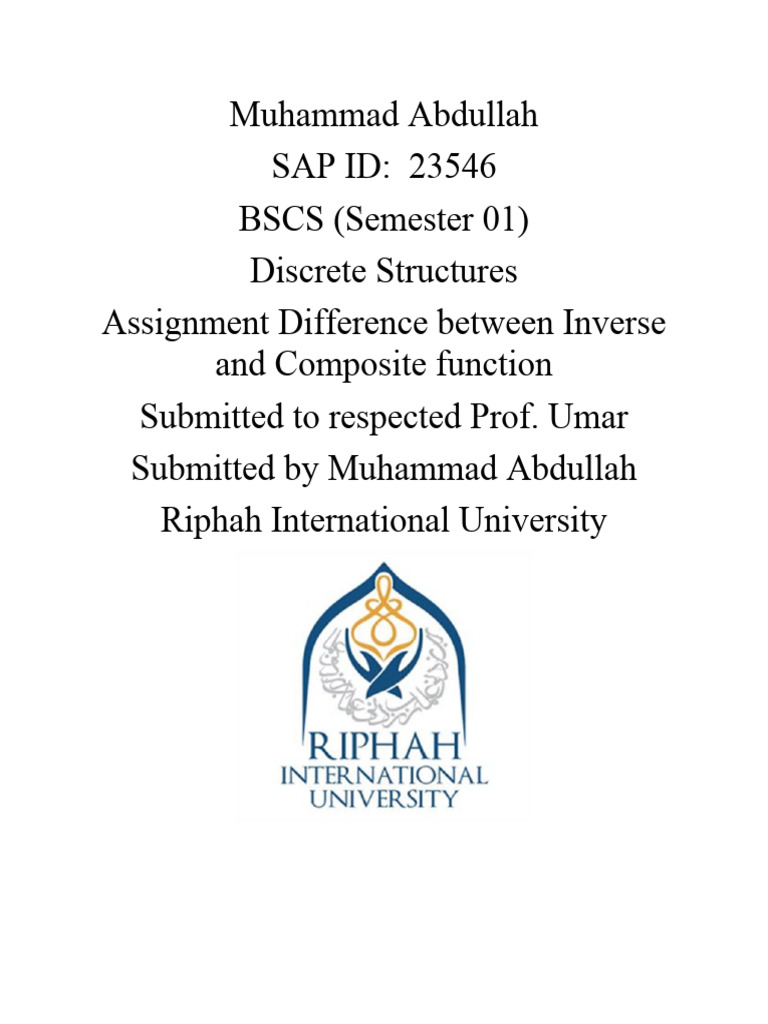 Inverse vs Composite Functions Explained | PDF