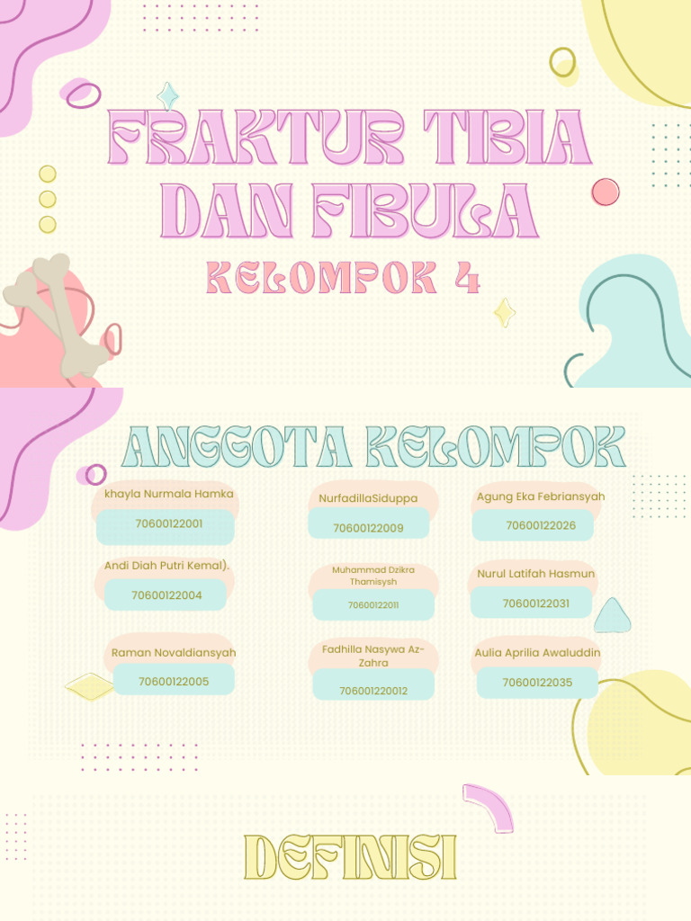 Fraktur Tibia Dan Fibula (Nurfadilla Siduppa) | PDF