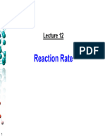 Lecture 12 - Reaction rate