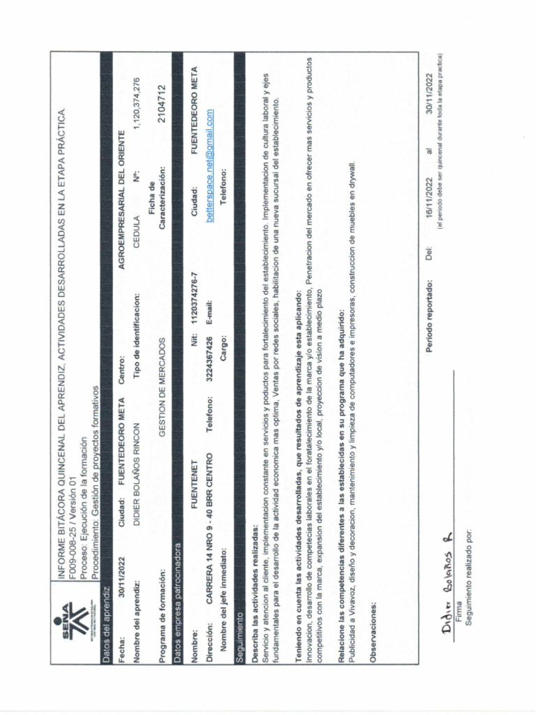 Bitacora 30 de Nov 2022 | PDF