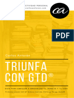 Ebook - Triunfa Con GTD - Carlos Antorán
