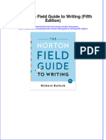 The Norton Field Guide To Writing Fifth Edition