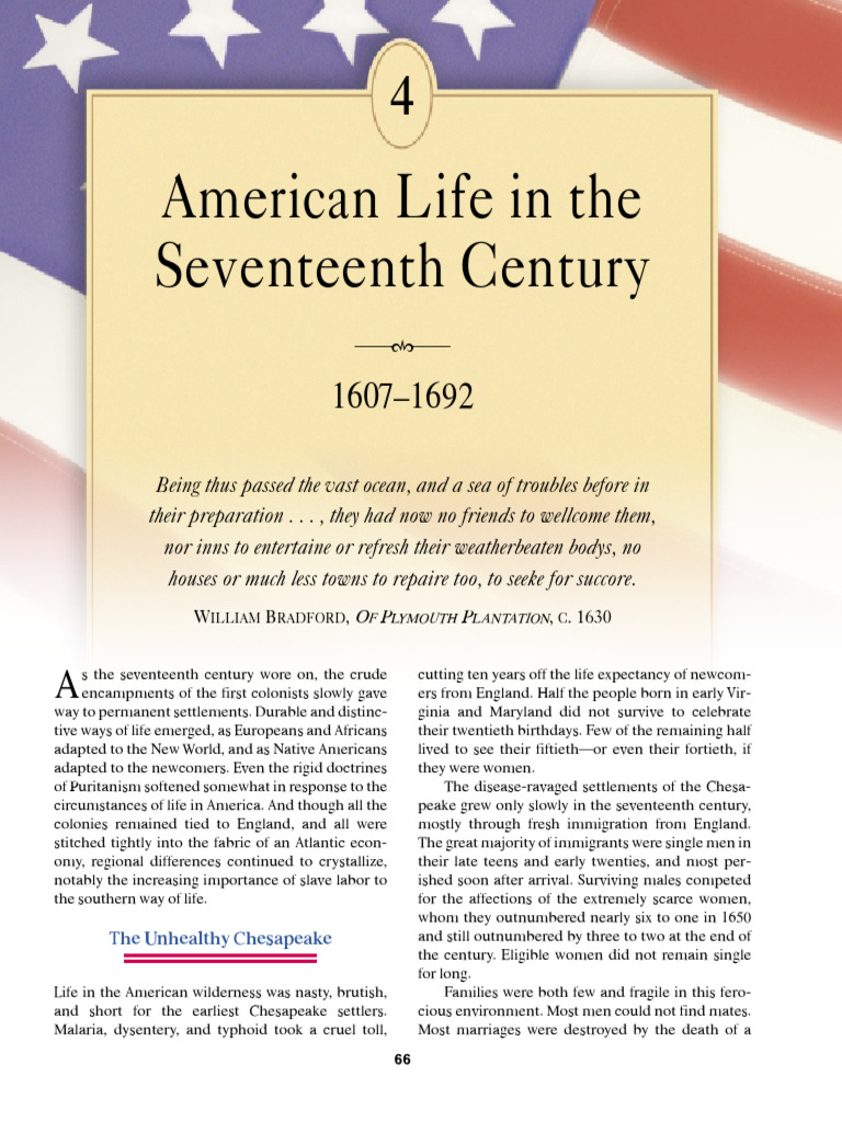 Life in the 17th Century Chesapeake | PDF | Atlantic Slave Trade | Slavery