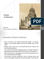 Lecture 7 - Islamic Architecture