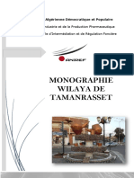 Monographie Wilaya Tamanrasset