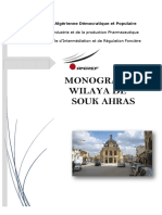 Monographie Wilaya Souk Ahras