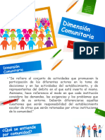 D Dimensión Comunitaria