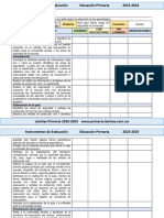 4to Grado Enero - Instrumentos de Evaluación (2023-2024)