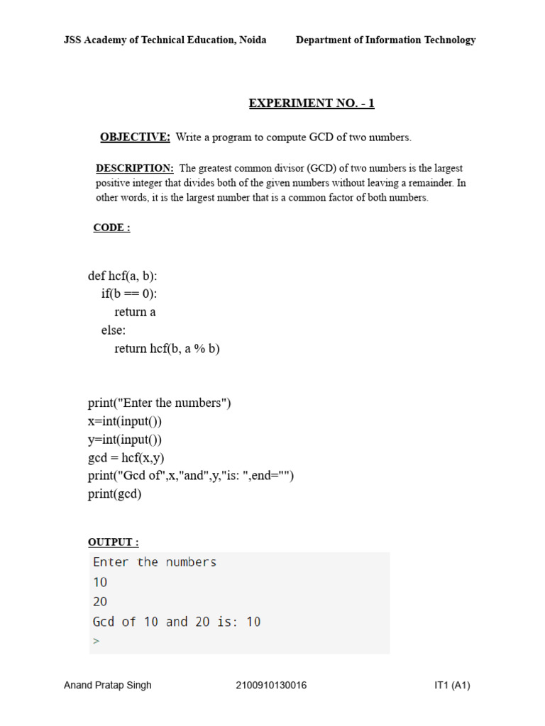 python | PDF | Exponentiation | Theoretical Computer Science