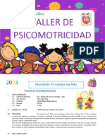 Taller de Psicomotricidad Marzo A Diciembre