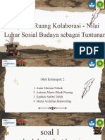 T2 Filosofi Ruang Kolaborasi - Nilai Luhur Sosial Budaya Sebagai Tuntunan