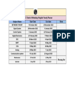 Complete Lecture Planner - Parakram GATE 2024 Electronics Weekday (Hinglish)