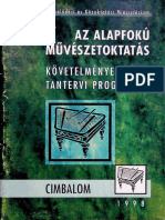 Cimbalom Tantervi Program Alapfok 1998