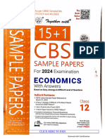 Together With Economics Sample Paper by Pritam