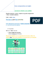 Adjetivos Comparativos en Inglés